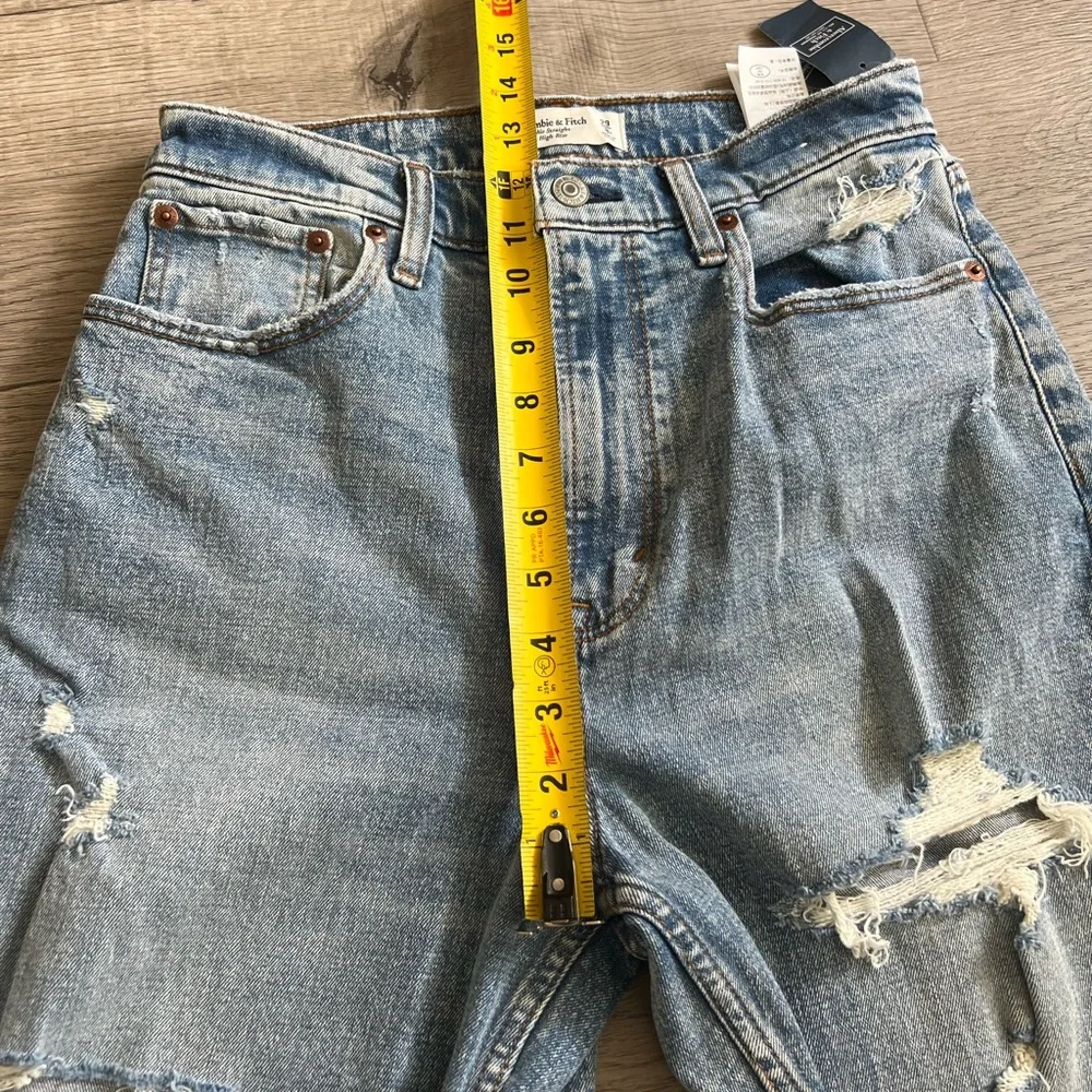 💜Abercrombie and Fitch💜The Ankle Straight Ultra High Rise-size 29/8 Regular - Picture 4 of 7